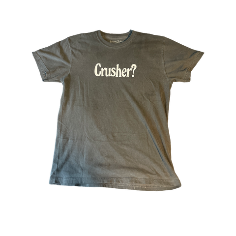 (M) Ashy Grey “Crusher” Tee