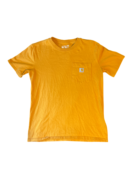 (S) Orange Pocketed Carhart Tee