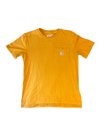 (S) Orange Pocketed Carhart Tee