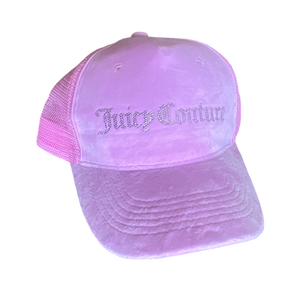 Juicy Couture Pink Sueded Hat