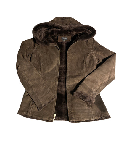 (L) Women’s Brown Coat Jacket