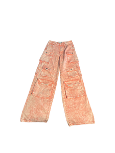 (5/6-28/30) Pink Baggy Pocketed Jeans