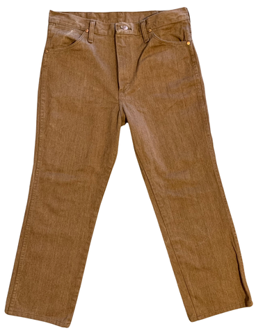 (32x30) Brown ‘Wrangler Strangler’ Jeans