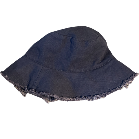 (M/L) Distressed Dark Purple Bucket Hat