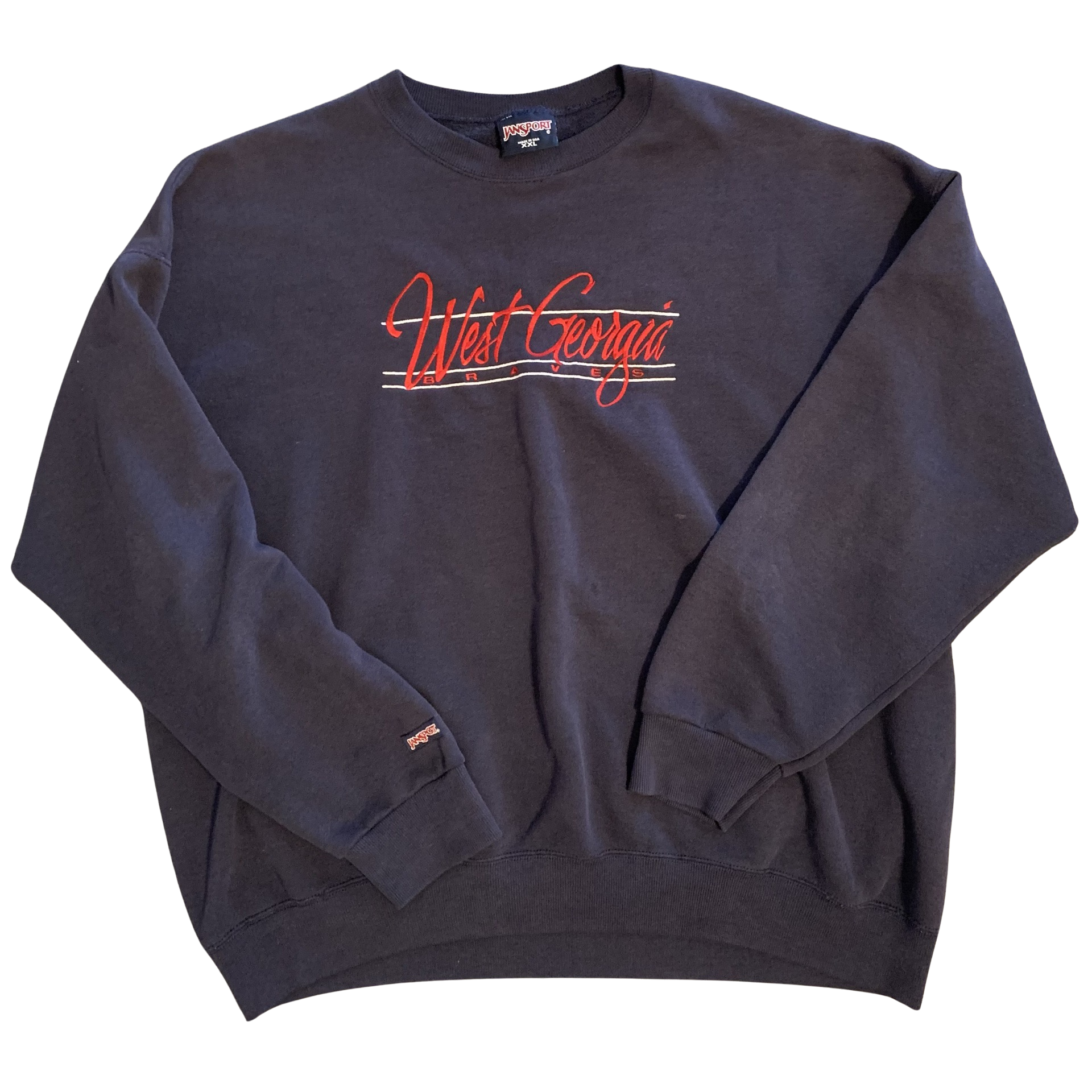 (XXL) Navy ‘West Georgia Braves’ Pullover