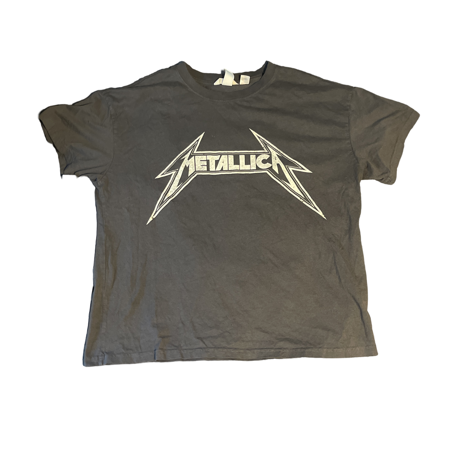 (M) Ashy Grey Metallica Tee