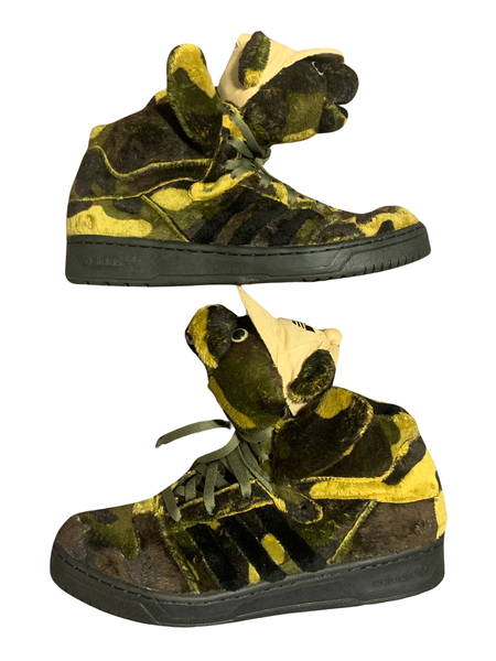 (Sz 12) ‘Camo Bear’ Jeremy Scott Adidas