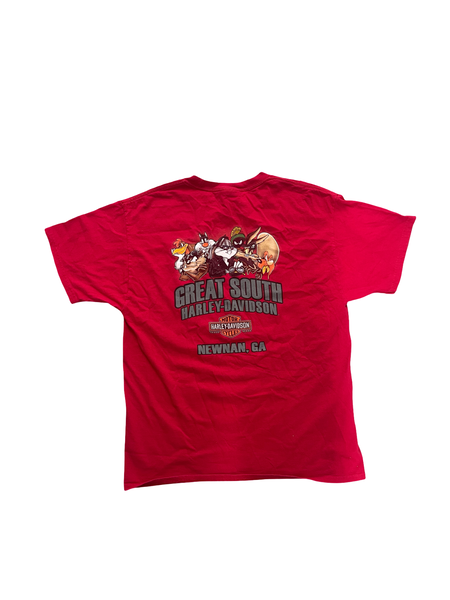 (L) Free Range Chicken Harley Tee