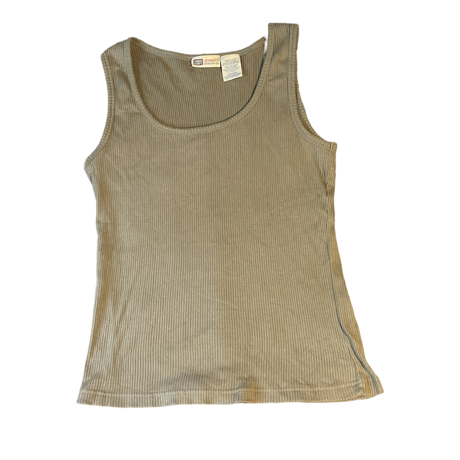 (L) Faded Glory Green Tank