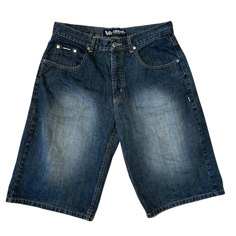 (34) Dark Wash Denim Jean Shorts