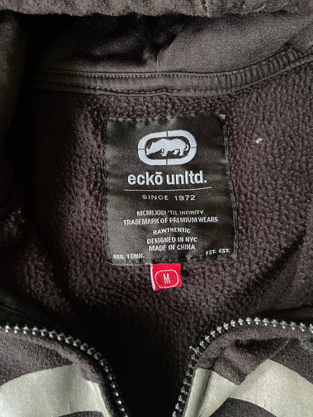(M) Black Ecko Unltd Zip Up