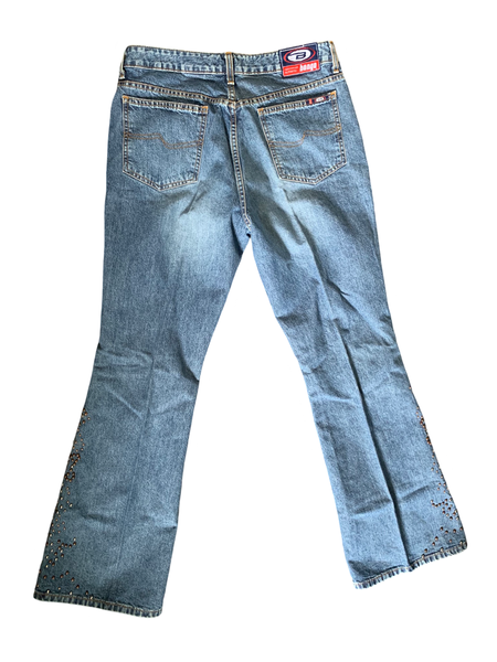 (28) ‘Bongo’ Studded Flare Jeans