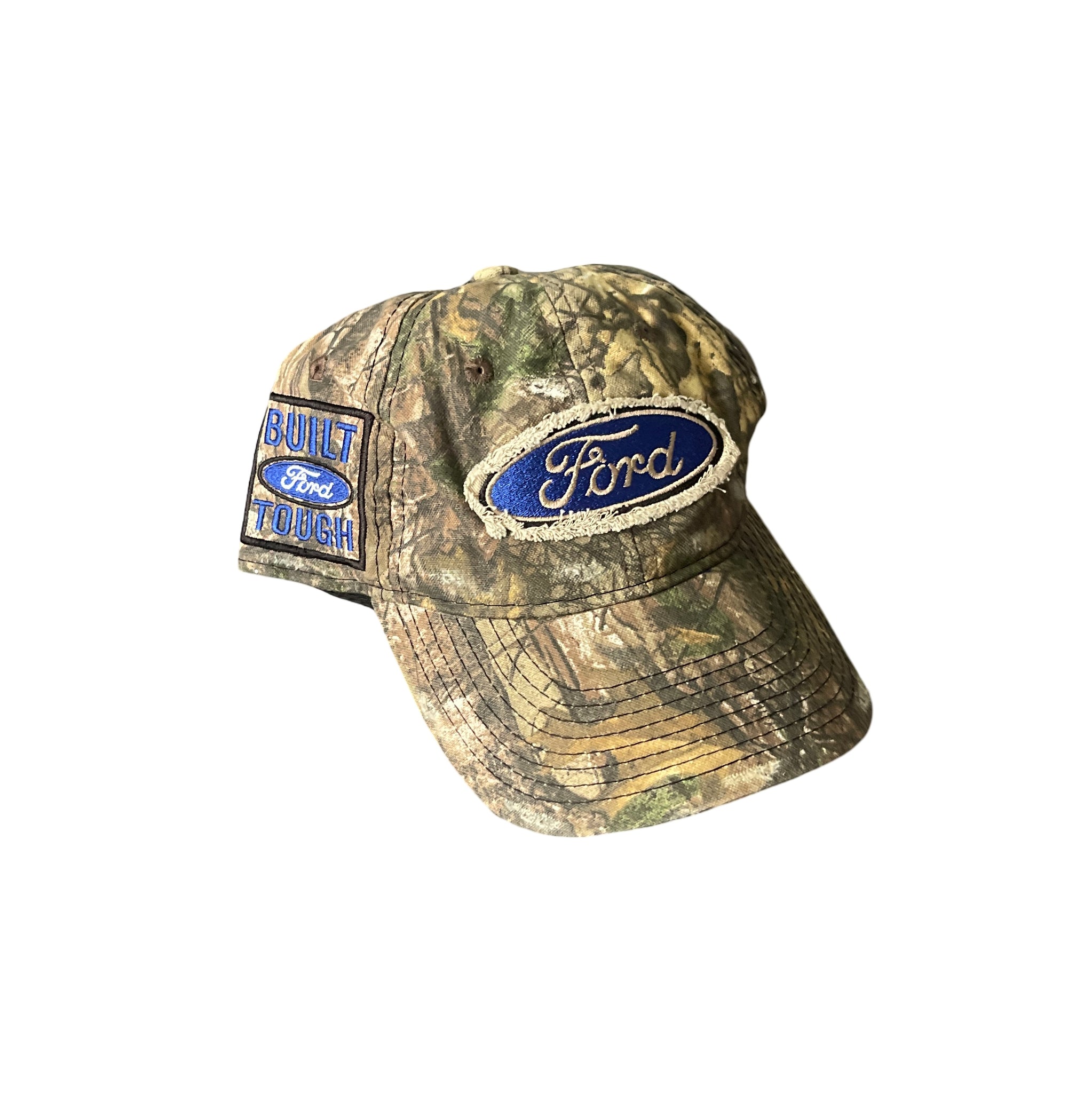 Distressed Camo FORD Trucker