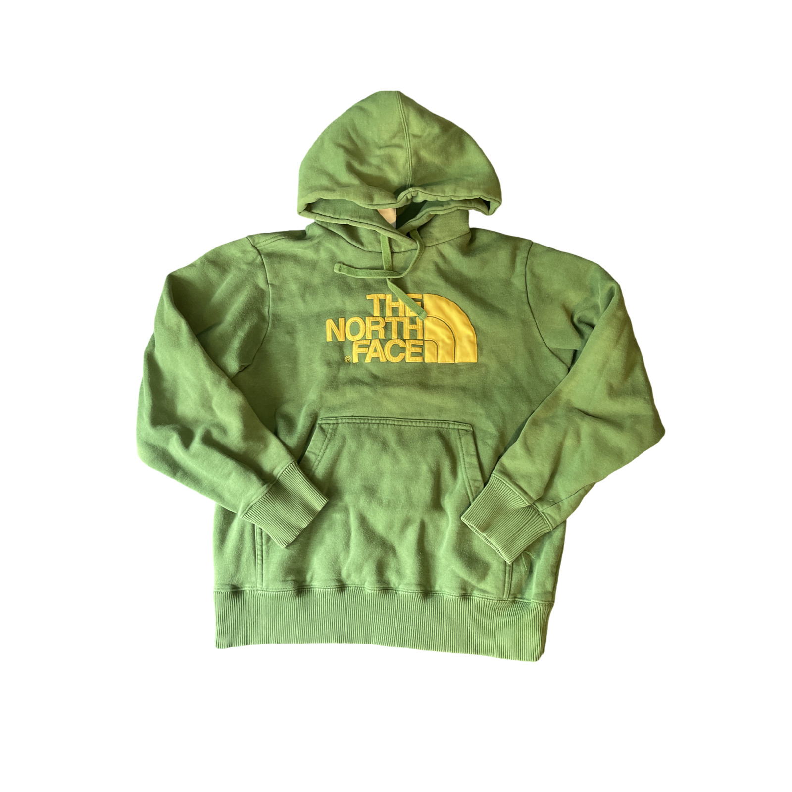 (M) Green North Face Hoodie