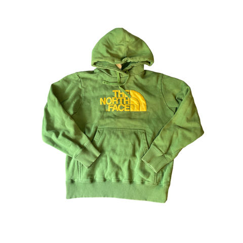 (M) Green North Face Hoodie