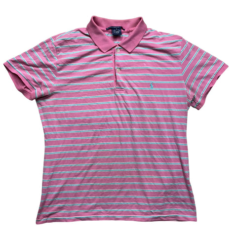 (M) Pink/Turqoise Ralph Lauren Sport Polo