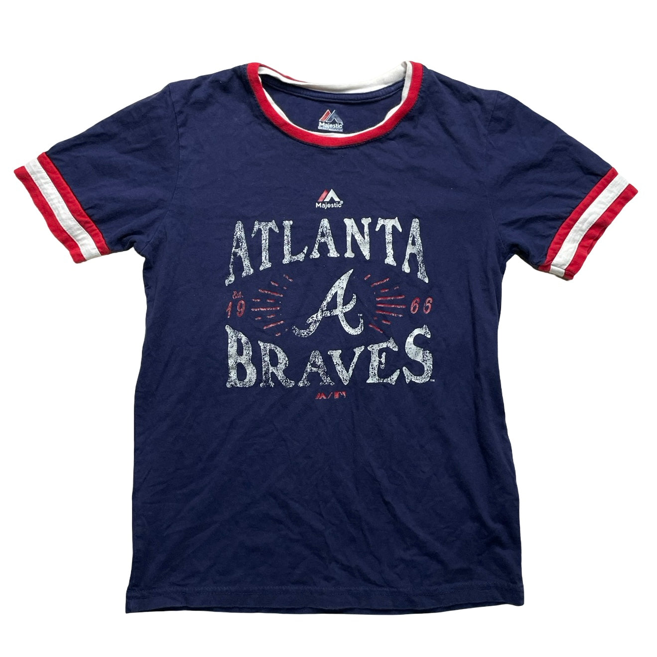 (M) ‘Braves’ Majestic Tee