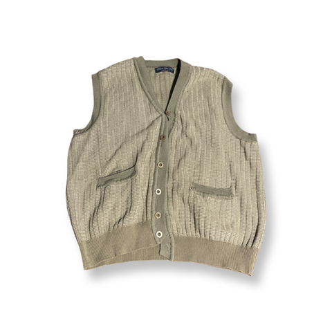(M) British Open Pastel Green Golf Vest