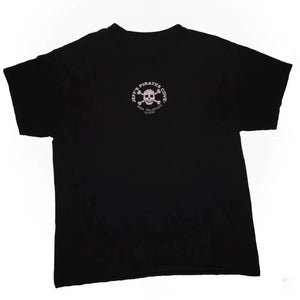 (L) Faded Black Pirates T-Shirt