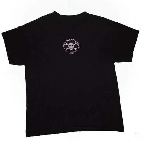 (L) Faded Black Pirates T-Shirt