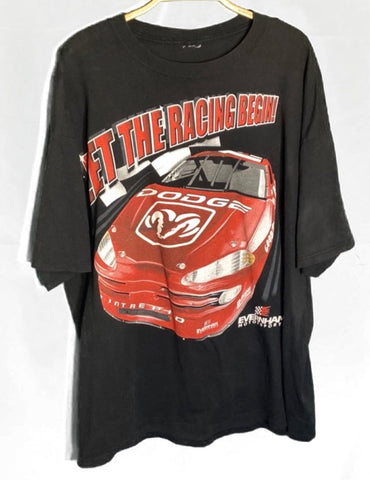 (L)Black Dodge Racer Tee