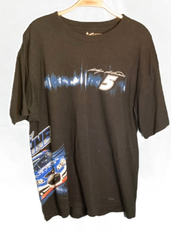 (L)Blue Chevy Graphic Racer Tee