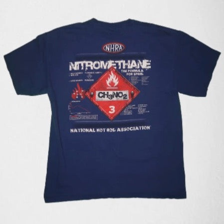 Blue Nitromethane Graphic T-Shirt