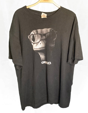 (L) Black Geico Graphic Tee
