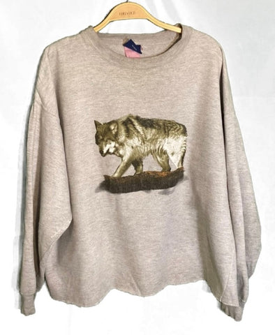 (L) Grey “Wolf” Longsleeve