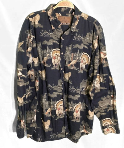 (L) Legendary Whitetail “Turkey” long-sleeve button-up