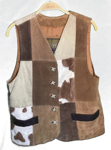 (M)“Cow” Multi-Color Vest