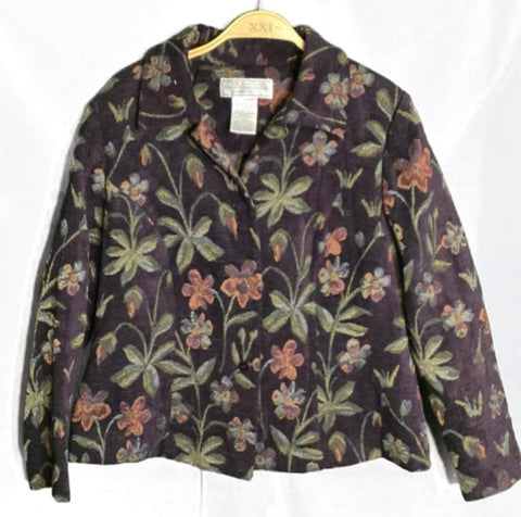 (S) Floral Suit Jacket