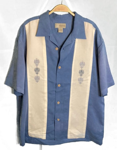 (L) Vintage 80’s Columbia blue button up