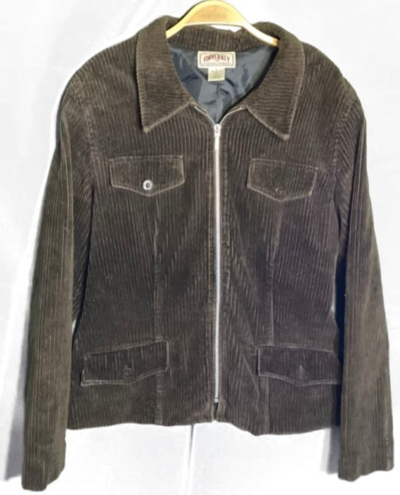 (S) Copper Key Brown Corduroy Jacket