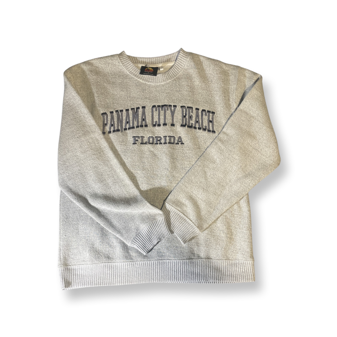 (L) Grey Panama City Beach Sweater