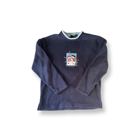 (L) Vintage “Love Keeps the heart Warm” Sweater