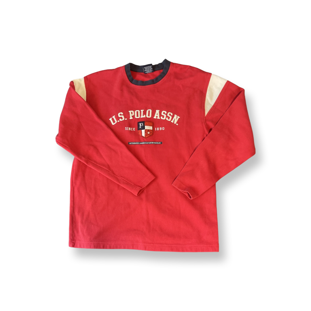 (L) Red USPA Crewneck