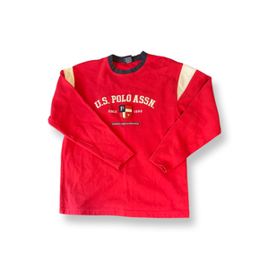 (L) Red USPA Crewneck
