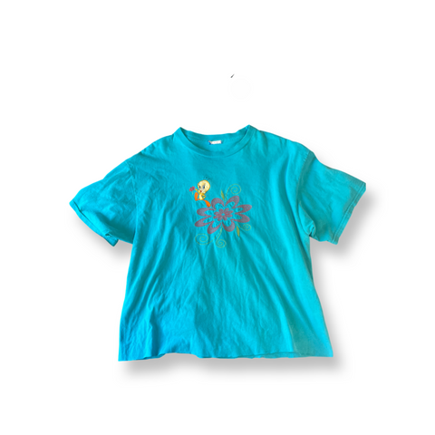 (3X) Cropped Vintage Tweety Bird Tee