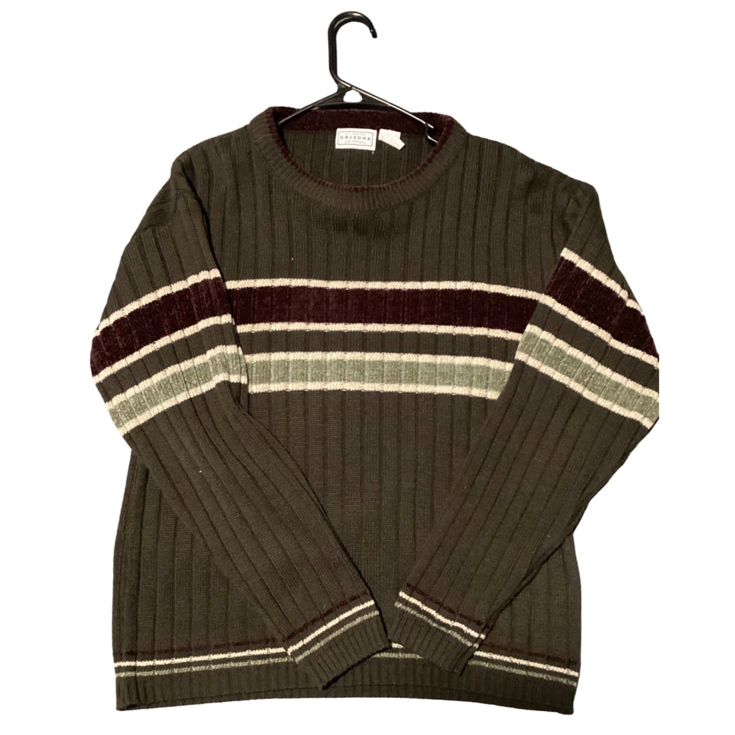 (L) AJC Multicolored Green Sweater