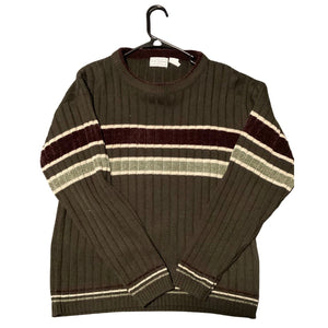 (L) AJC Multicolored Green Sweater