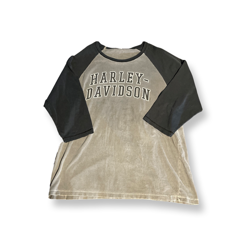 (XXXL) Harley Davidson Baseball Tee