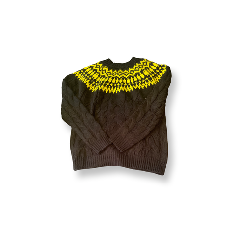 (M) Black Topman Knitted Sweater