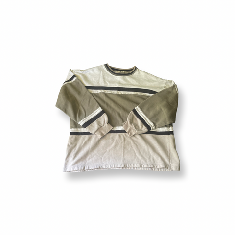 (L) Vintage Striped Sweater