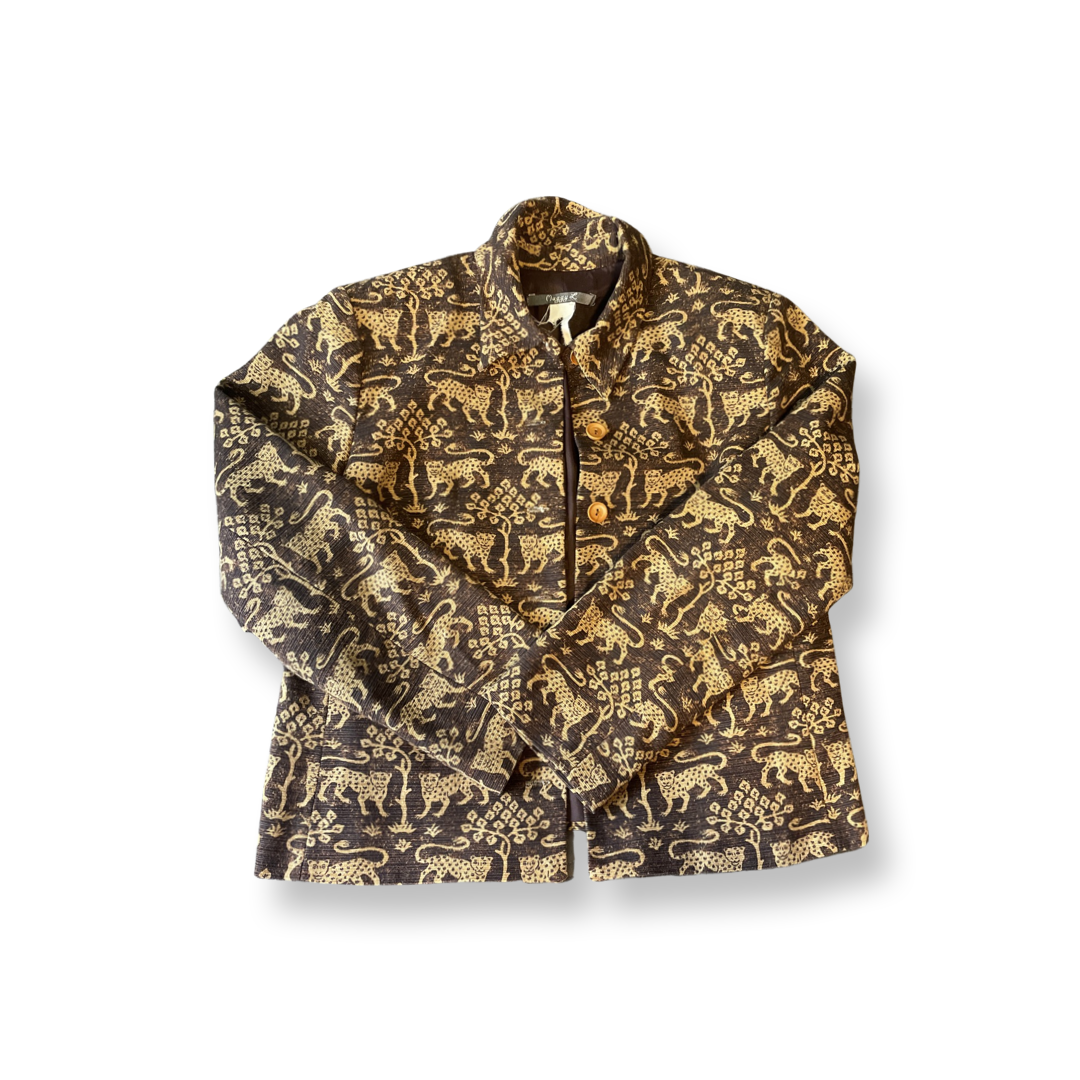 (M) Women’s “Leopard” Suit Jacket