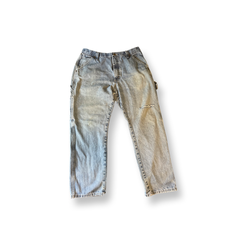 (32) Ashy Blue Wrangler Carpenter Jeans