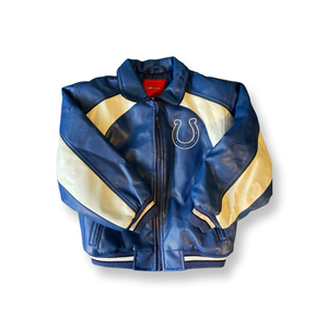 (S) Vintage Reebok Colts Biker Jacket