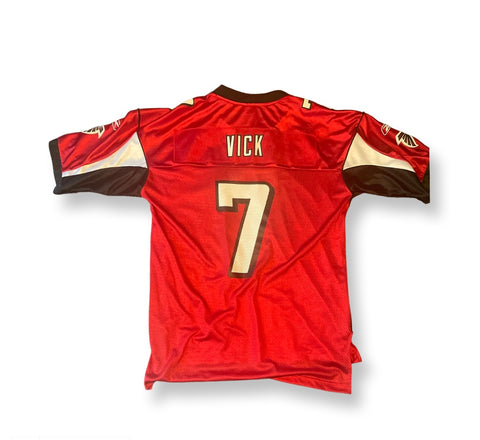 (L) Red Michael Vick Jersey