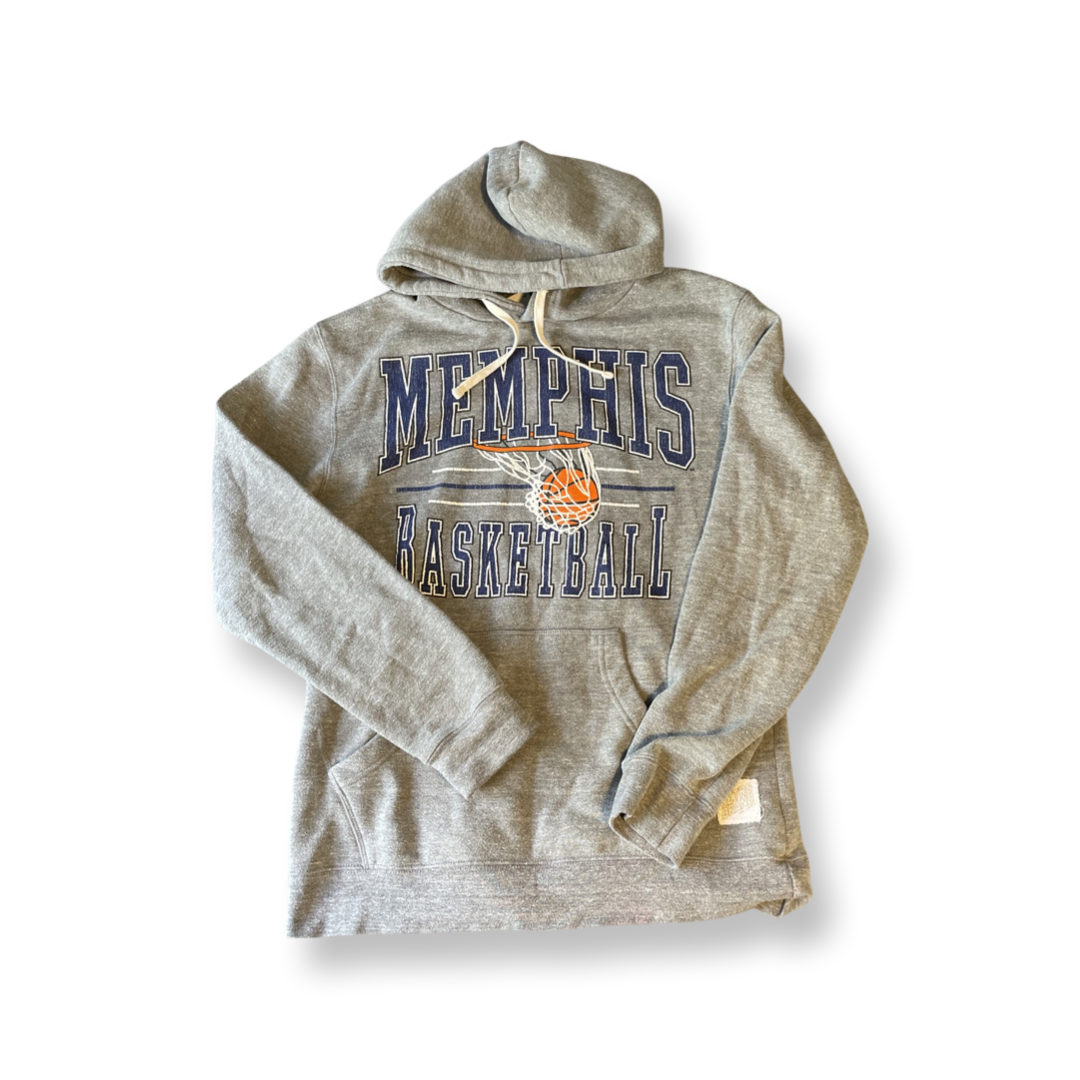 (M) Memphis Basketball Graphic Pullover Hoodie