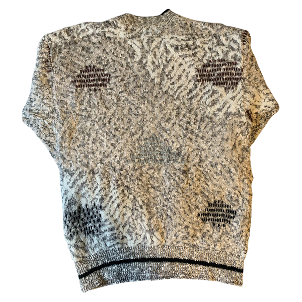 Tan Print Sweater